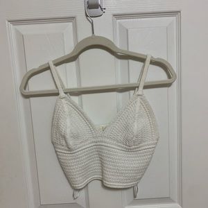 PacSun Crochet Crop Tank Top